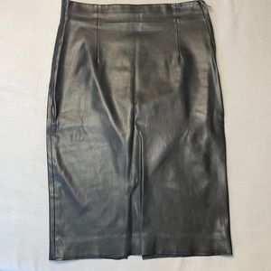 Zara faux leather pencil skirt